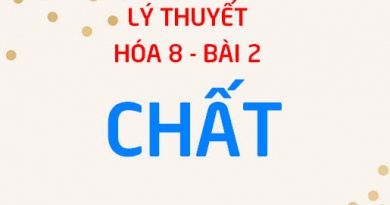 Chất là gì, Chất có ở đâu và tính chất của chất - Hóa 8 bài 2